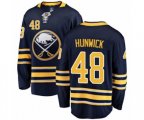 Buffalo Sabres #48 Matt Hunwick Fanatics Branded Navy Blue Home Breakaway NHL Jersey