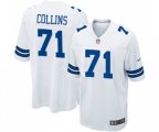Dallas Cowboys #71 La'el Collins Game White Football Jersey