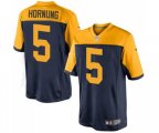 Green Bay Packers #5 Paul Hornung Limited Navy Blue Alternate Football Jersey