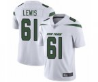 New York Jets #61 Alex Lewis White Vapor Untouchable Limited Player Football Jersey