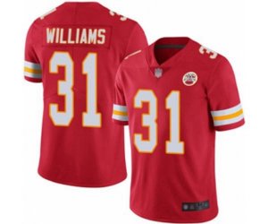 Kansas City Chiefs #31 Darrel Williams Red Team Color Vapor Untouchable Limited Player Football Jersey