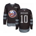 New York Islanders #10 Derick Brassard Authentic Black 1917-2017 100th Anniversary Hockey Jersey