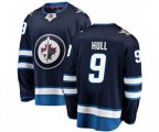 Winnipeg Jets #9 Bobby Hull Fanatics Branded Navy Blue Home Breakaway NHL Jersey