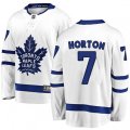 Toronto Maple Leafs #7 Tim Horton Fanatics Branded White Away Breakaway NHL Jersey