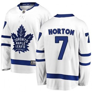 Toronto Maple Leafs #7 Tim Horton Fanatics Branded White Away Breakaway NHL Jersey