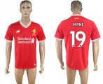 2017-18 Liverpool 19 MANE Home Thailand Soccer Jersey