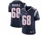 New England Patriots #68 LaAdrian Waddle Vapor Untouchable Limited Navy Blue Team Color NFL Jersey