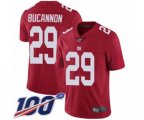 New York Giants #29 Deone Bucannon Red Limited Red Inverted Legend 100th Season Football Jersey