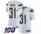 Los Angeles Chargers #31 Adrian Phillips White Vapor Untouchable Limited Player 100th Season Football Jersey