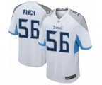 Tennessee Titans #56 Sharif Finch Game White Football Jersey