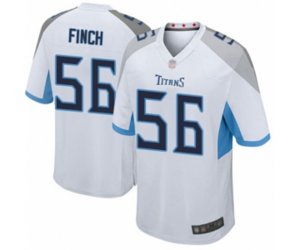 Tennessee Titans #56 Sharif Finch Game White Football Jersey