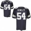 Dallas Cowboys #54 Chuck Howley Authentic Navy Blue Team Color Throwback NFL Jersey