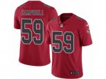 Atlanta Falcons #59 De'Vondre Campbell Limited Red Rush NFL Jersey