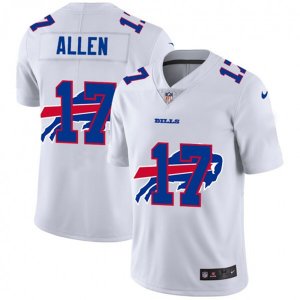 Buffalo Bills #17 Josh Allen White Nike White Shadow Edition Limited Jersey