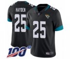 Jacksonville Jaguars #25 D.J. Hayden Black Team Color Vapor Untouchable Limited Player 100th Season Football Jersey