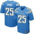 Los Angeles Chargers #25 Rayshawn Jenkins Elite Electric Blue Alternate NFL Jersey