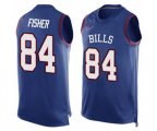 Buffalo Bills #84 Jake Fisher Limited Royal Blue Player Name & Number Tank Top Football Jersey