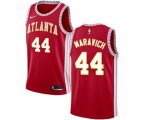 Nike Atlanta Hawks #44 Pete Maravich Authentic Red NBA Jersey Statement Edition