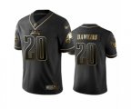 Philadelphia Eagles #20 Brian Dawkins Limited Black Golden Edition Football Jersey