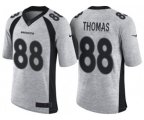 Denver Broncos #88 Demaryius Thomas 2016 Gridiron Gray II NFL Limited Jersey