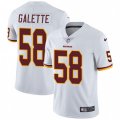 Washington Redskins #58 Junior Galette White Vapor Untouchable Limited Player NFL Jersey