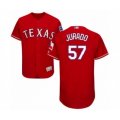 Texas Rangers #57 Ariel Jurado Red Alternate Flex Base Authentic Collection Baseball Player Jersey