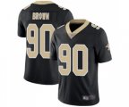 New Orleans Saints #90 Malcom Brown Black Team Color Vapor Untouchable Limited Player Football Jersey