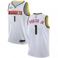 Denver Nuggets #1 Michael Porter Jr. White NBA Swingman Association Edition Jersey