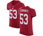 New York Giants #53 Oshane Ximines Red Alternate Vapor Untouchable Elite Player Football Jersey