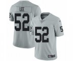 Oakland Raiders #52 Marquel Lee Limited Silver Inverted Legend Football Jersey