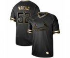 St. Louis Cardinals #52 Michael Wacha Authentic Black Gold Fashion Baseball Jersey