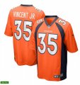 Denver Broncos #35 Kary Vincent Jr. Nike Orange Vapor Untouchable Limited Jersey