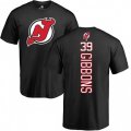 New Jersey Devils #39 Brian Gibbons Black Backer T-Shirt