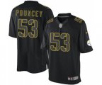 Pittsburgh Steelers #53 Maurkice Pouncey Elite Black Impact Football Jersey