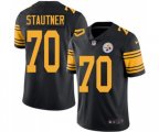 Pittsburgh Steelers #70 Ernie Stautner Limited Black Rush Vapor Untouchable Football Jersey