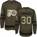 Philadelphia Flyers #30 Dustin Tokarski Premier Green Salute to Service NHL Jersey
