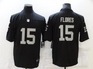 Las Vegas Raiders Retired Player #15 Tom Flores Nike Black Vapor Limited Jersey
