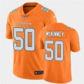 Miami Dolphins #50 Benardrick McKinney Nike Orange Color Rush Limited Jersey
