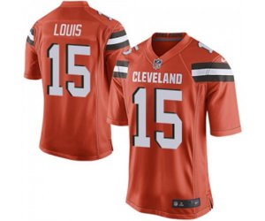 Cleveland Browns #15 Ricardo Louis Game Orange Alternate Football Jersey