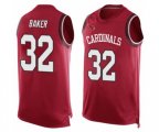 Arizona Cardinals #32 Budda Baker Limited Red Player Name & Number Tank Top Football Jersey