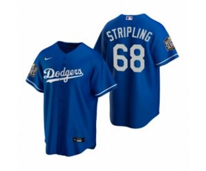 Los Angeles Dodgers Ross Stripling Royal 2020 World Series Replica Jersey