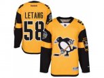 Pittsburgh Penguins #58 Kris Letang Black 2017 Stadium Series Stitched NHL Jersey