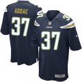 Los Angeles Chargers #37 Jahleel Addae Game Navy Blue Team Color NFL Jersey