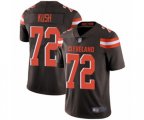 Cleveland Browns #72 Eric Kush Brown Team Color Vapor Untouchable Limited Player Football Jersey
