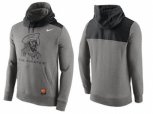 Pittsburgh Pirates Nike Gray Cooperstown Collection Hybrid Pullover Hoodie