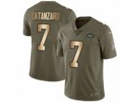 New York Jets #7 Chandler Catanzaro Limited Olive Gold 2017 Salute to Service NFL Jersey