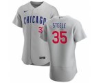 Chicago Cubs #35 Justin Steele Gray Road 2020 Authentic Team Baseball Jersey