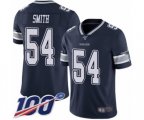 Dallas Cowboys #54 Jaylon Smith Navy Blue Team Color Vapor Untouchable Limited Player 100th Season Football Jersey