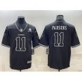 Dallas Cowboys #11 Micah Parsons Black With 1960 Patch Limited Stitched Football Jersey