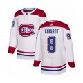 Montreal Canadiens #8 Ben Chiarot Authentic White Away Hockey Jersey